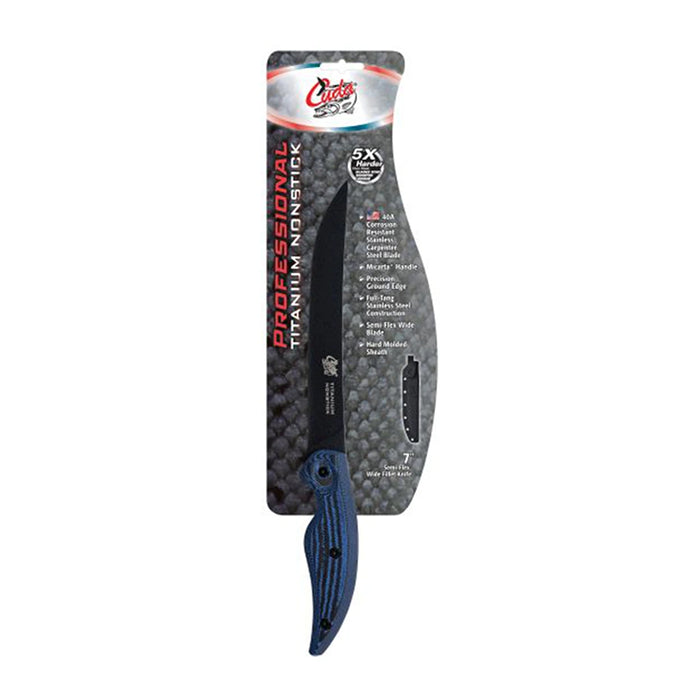 Cuda 7" Semi-Flex Wide Fillet Knife