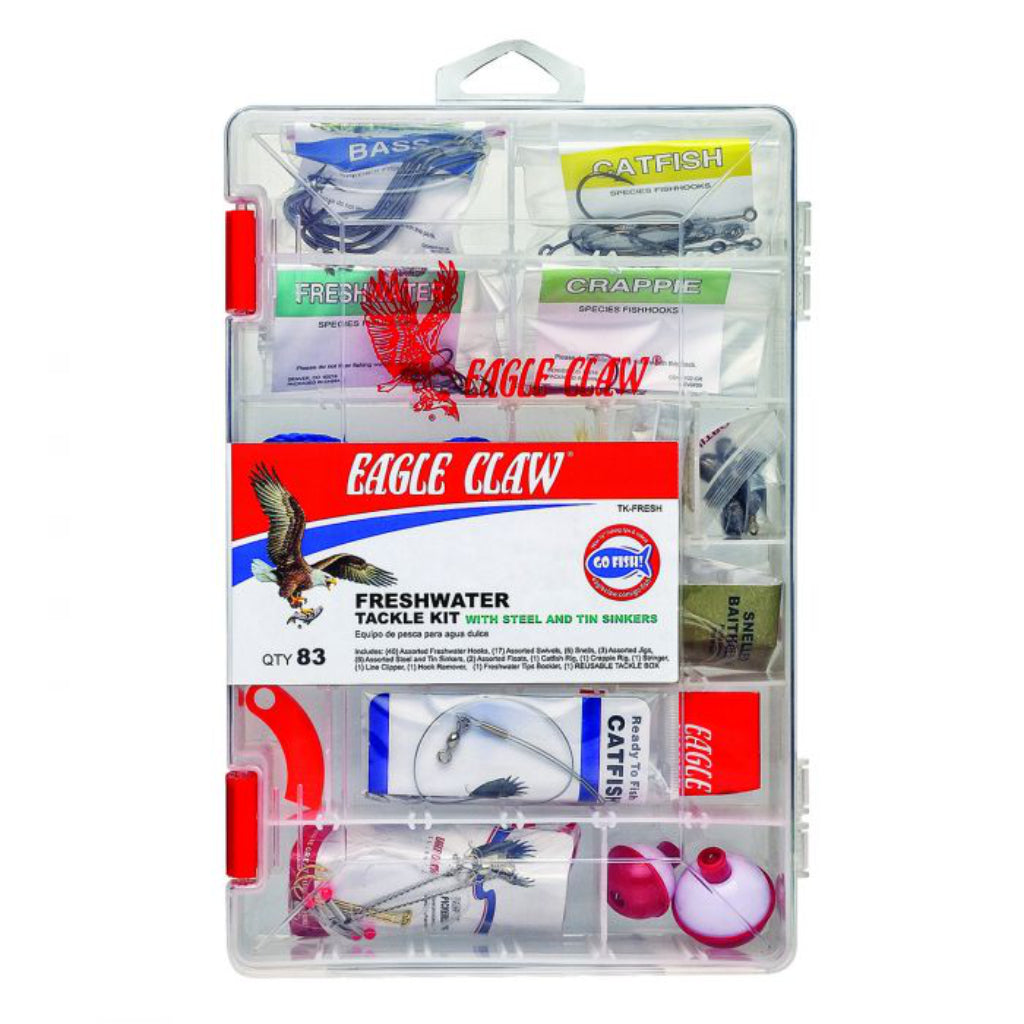 Eagle Claw Freshwater Tackle Kit - The Fishing Store - Natural Sports