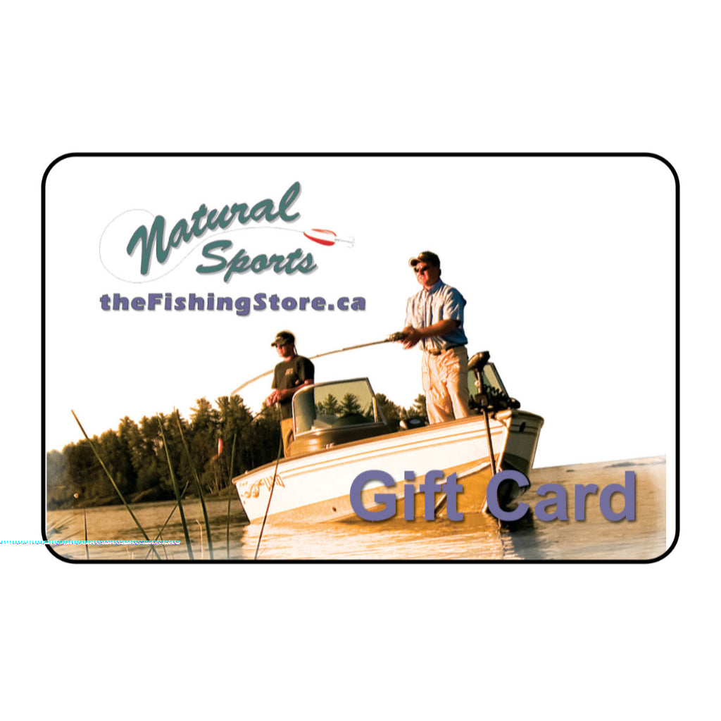 Natural Sports Gift Cards! – Natural Sports - The Fishing Store