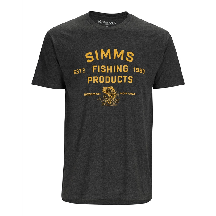 Simms Stacked Logo Bass T-Shirt