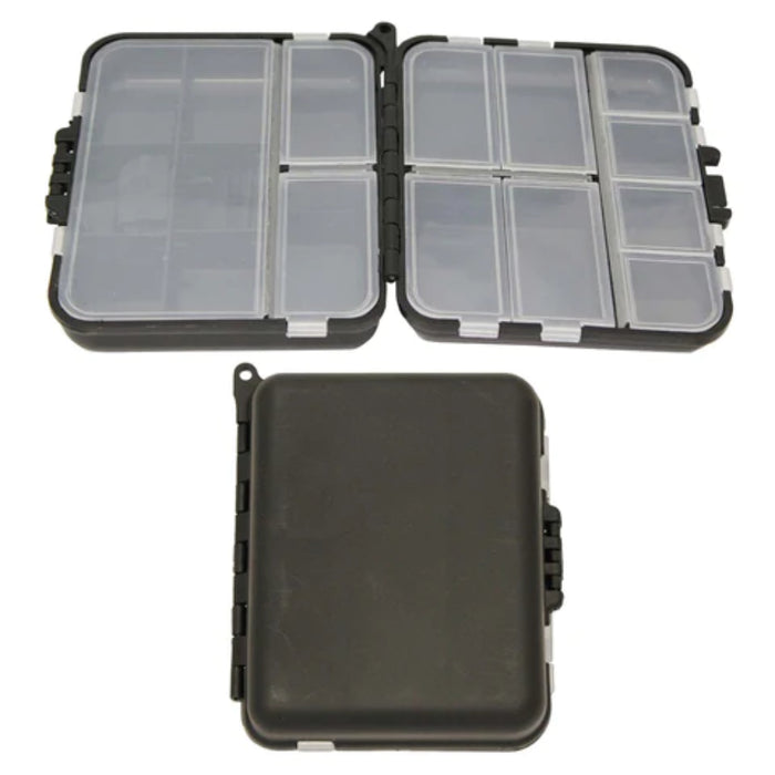 Sheffield 12 Compartment Tackle Box - Black