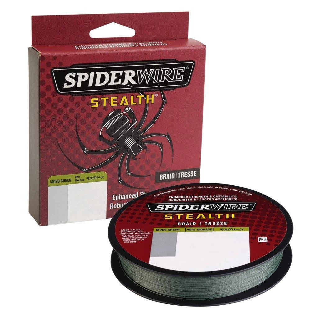 Spiderwire Stealth, Moss Green, 65lb - 200yd
