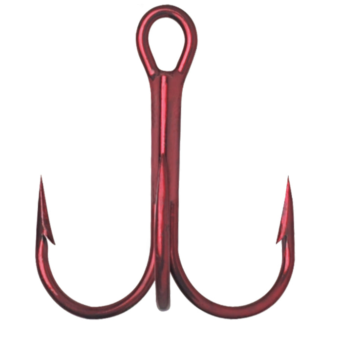 VMC Round Bend Red Treble Hook 9650TR
