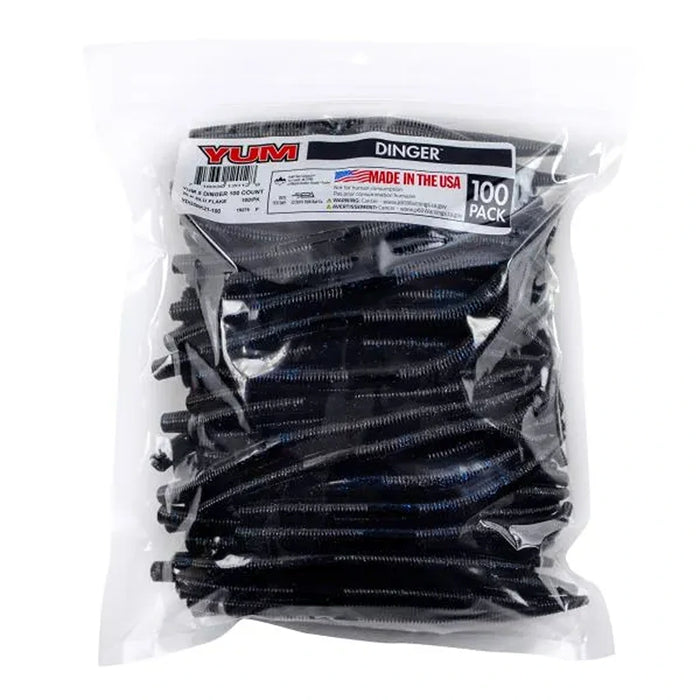 Yum 5" Dinger Soft Stickbait - 100 Pack