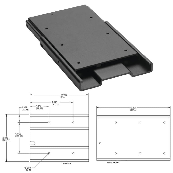 Minn Kota Quick Release Bracket / MKA-16-03 #1854035