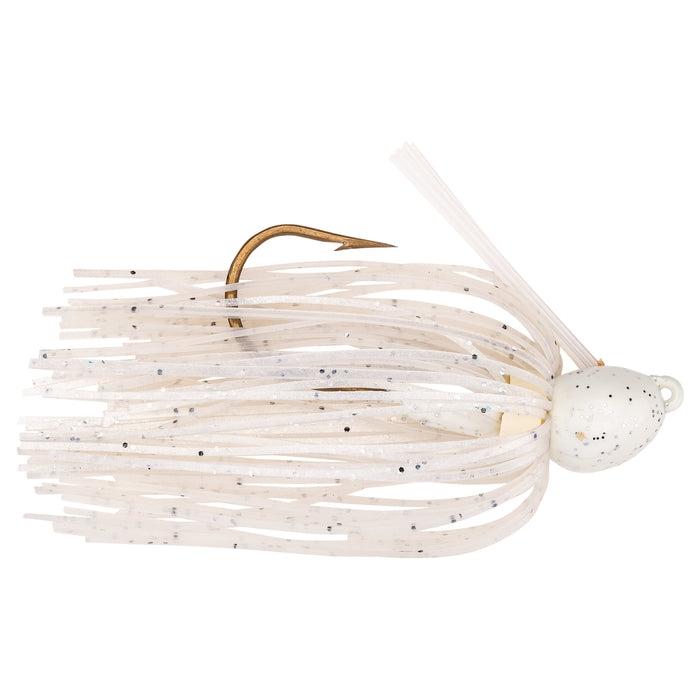 White Strike King Bitsy Bug Mini Jig