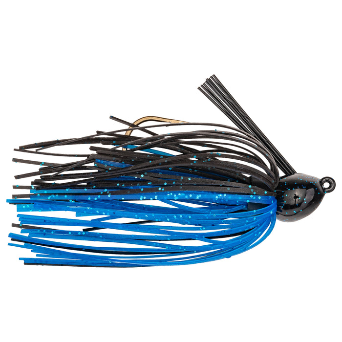 Black Blue Strike King Bitsy Bug Mini Jig