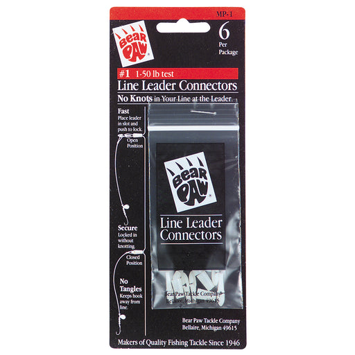 Bear Claws - No Knot Line Leader Connectors