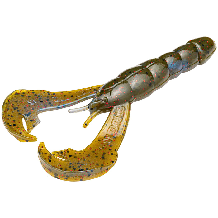 Blue Craw Red Flake Strike King KVD Perfect Plastics 4" Rage Craw