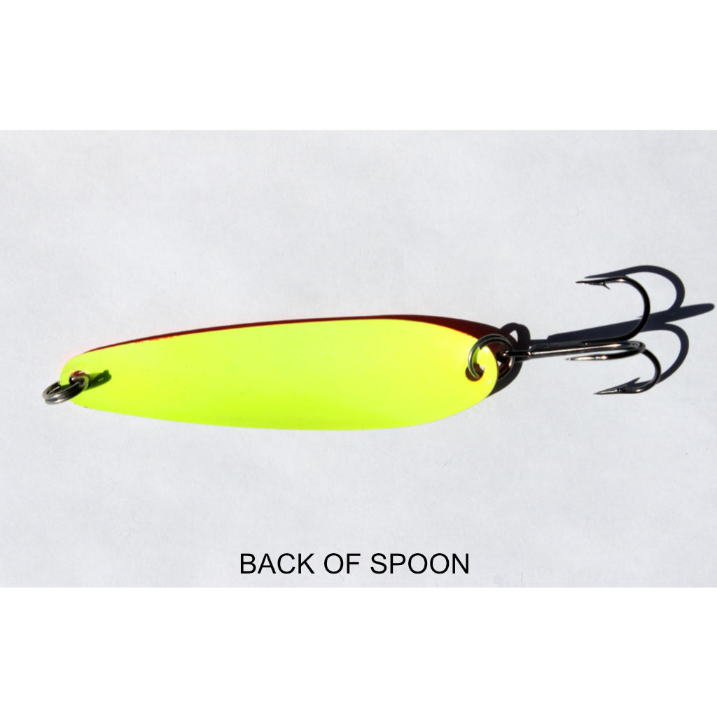 Great Lakes Walleye Chartreuse Series Trolling Spoon – Natural