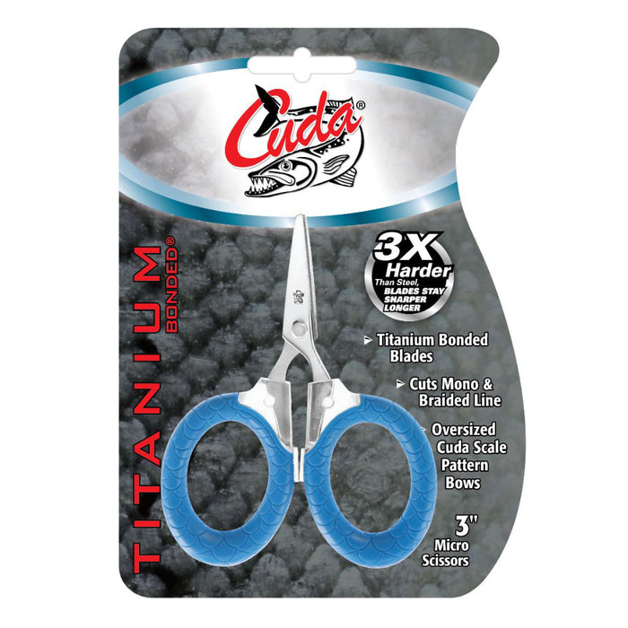 Cuda 3" Titanium Bonded Micro Scissors