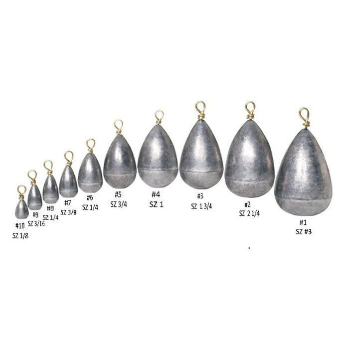 Water Gremlin Dipsey Swivel Bell Sinkers