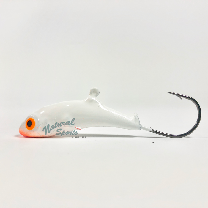Meegs Ice Jig Glow Ghost