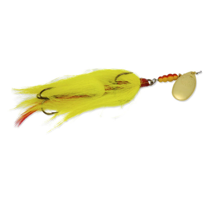Gold Mepps Tandem Musky Killer Bucktail Spinner