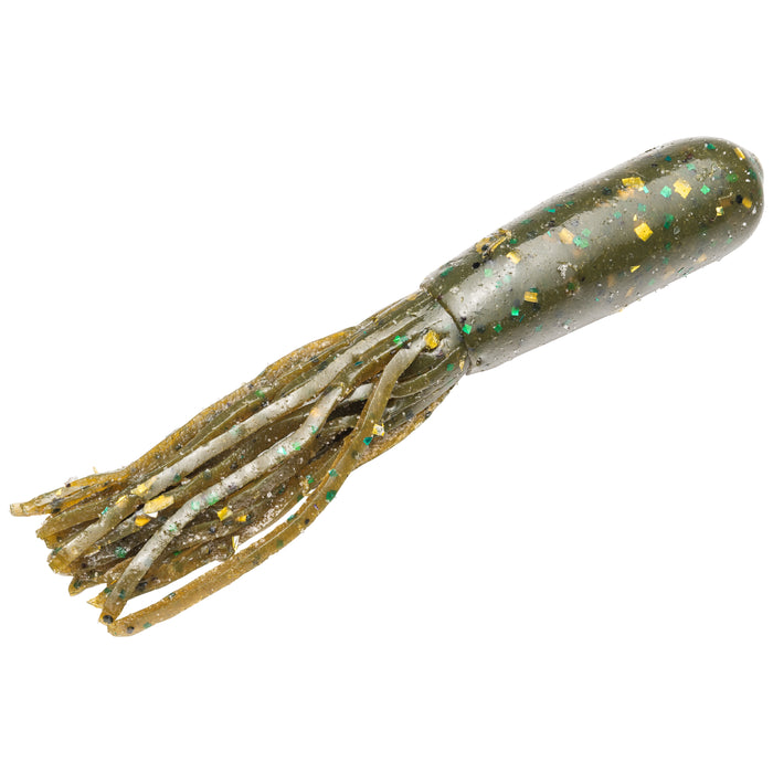 Green Pumpkin Gold Green Flake Strike King 3.5" Coffee Tube