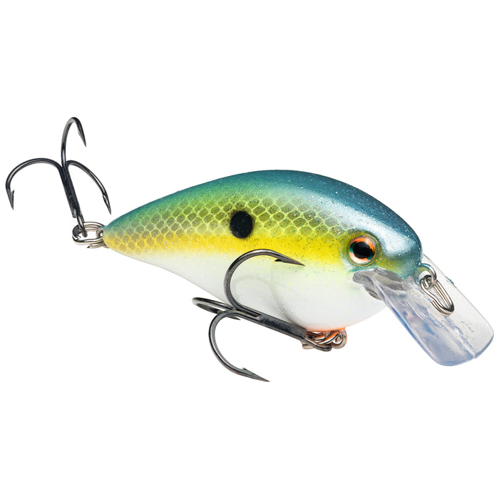 Chartreuse Sexy Shad Strike King KVD Squarebill Crankbait
