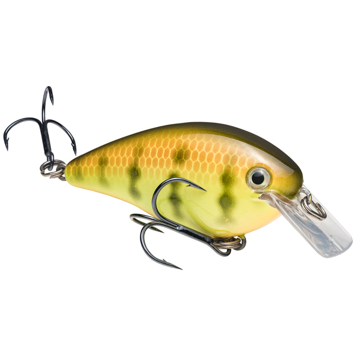 Chartreuse Perch Strike King KVD Squarebill Crankbait