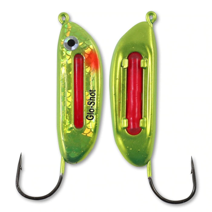 Metallic Chartreuse Northland Glo-Shot Ice Fishing Jig