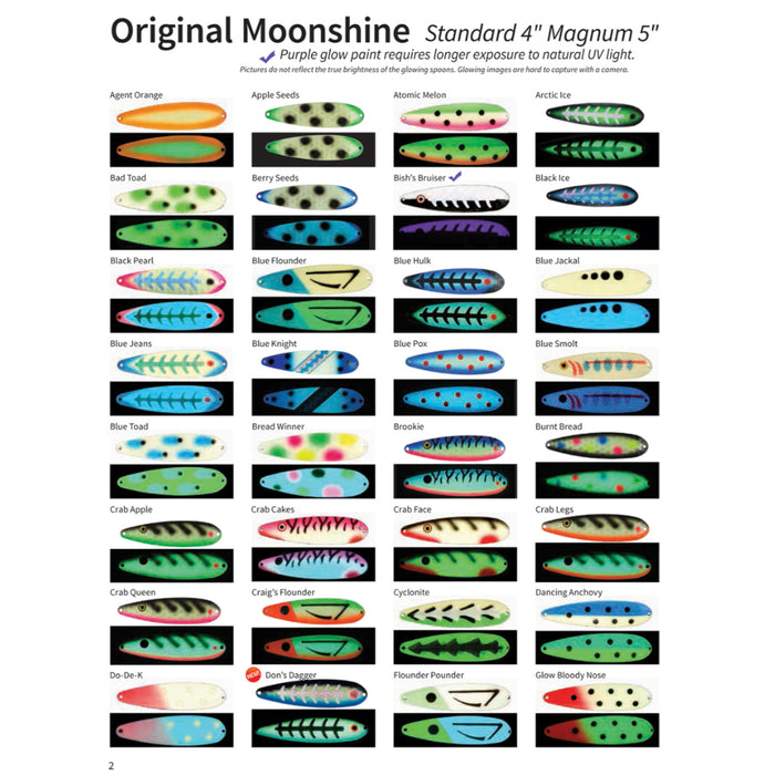 Moonshine Original Glow Trolling Spoon