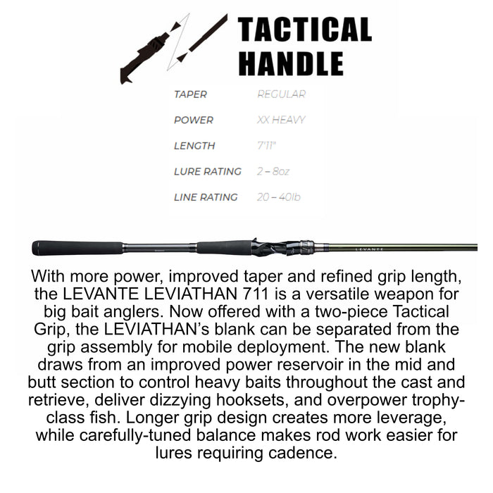 Megabass Levante Leviathan Casting Rods