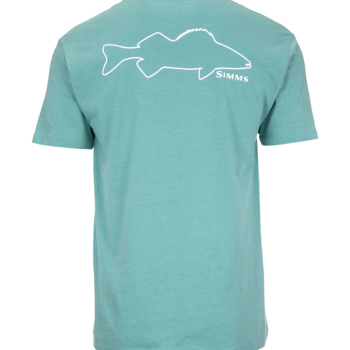 Simms Walleye Outline T-Shirt