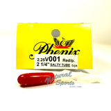 Red Pearl Phenix Salty Tube 2.25"