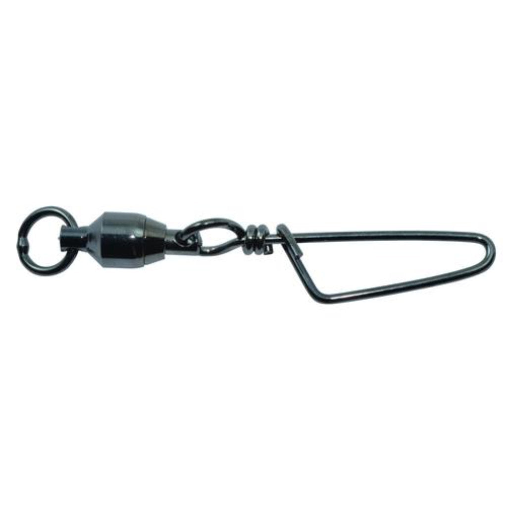 25 Moschettoni Coastlock Snap In Acciaio Inox Ossido Nero - Portata 250 Libbre - Made In USA