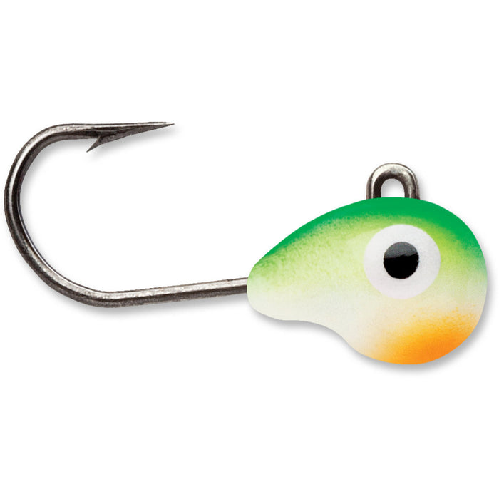 Glow Green VMC Tungsten Tubby Ice Fishing Micro Jig