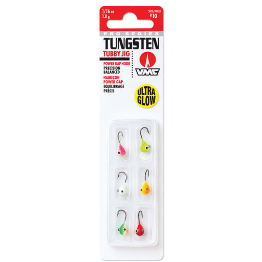 VMC Pro Series Tungsten Tubby Ice Fishing Micro Jig Kit
