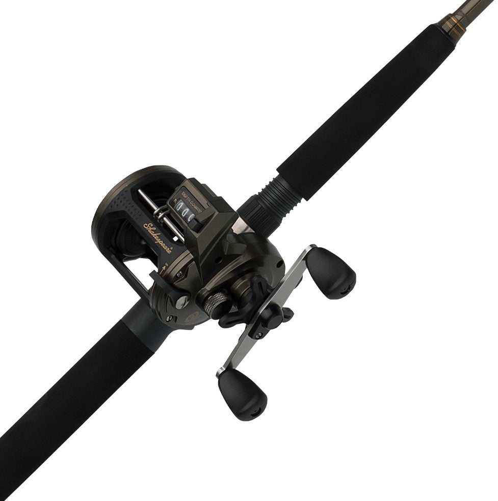 Shakespeare Wild Series Trolling Combo 8'6 Medium with 30 Size Linceounter  Reel