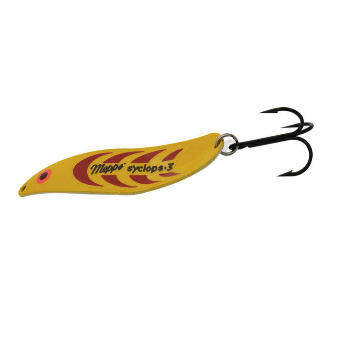 Yellow Red Mepps Syclops Spoons