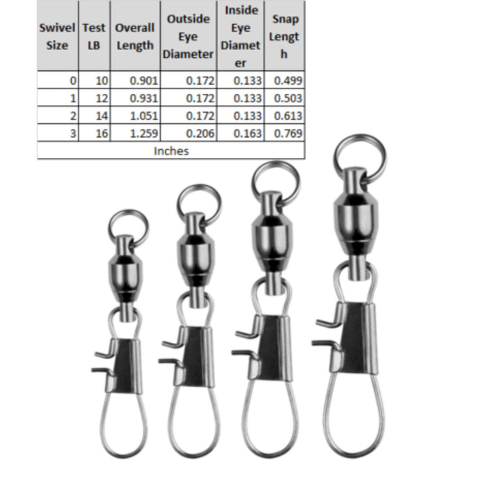 Spro Ball Bearing Swivel with Interlock Snap