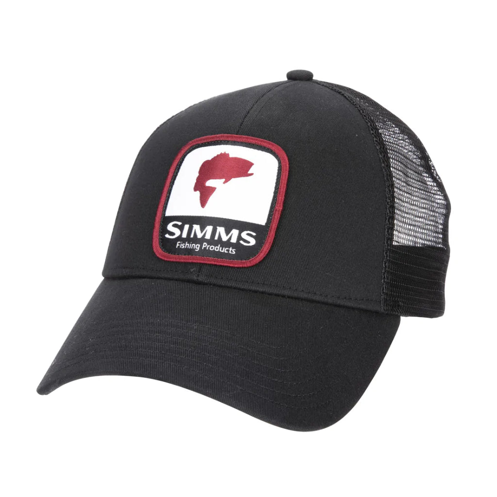 Simms Bass Patch Trucker Hat - The Fishing Store - Natural Sports