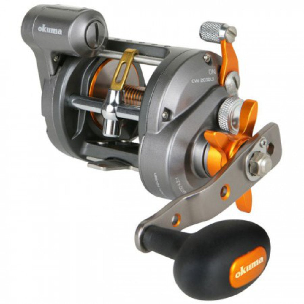 Okuma Coldwater Line Counter Level Wind Trolling Reel – Natural 