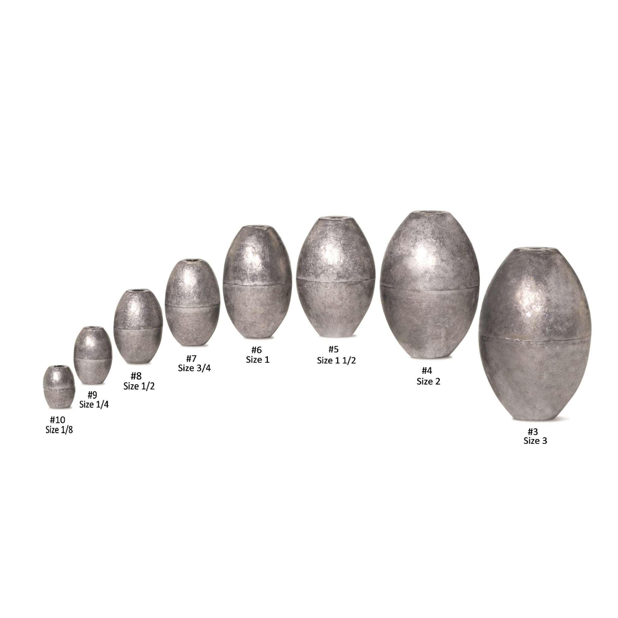 Water Gremlin Egg Sinkers – Natural Sports - The Fishing Store