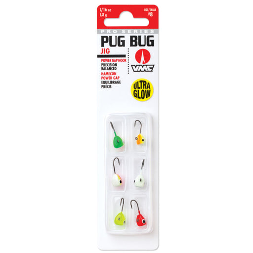 VMC Pro Series Pug Bug Glow Ice Jig Kit Assortment
