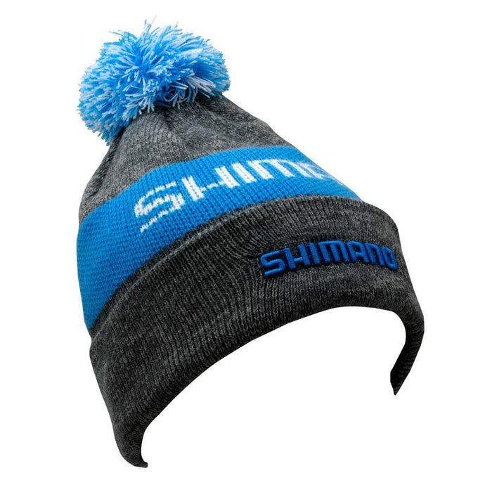 Shimano Mutli-Colour Beanie with Pom Pom