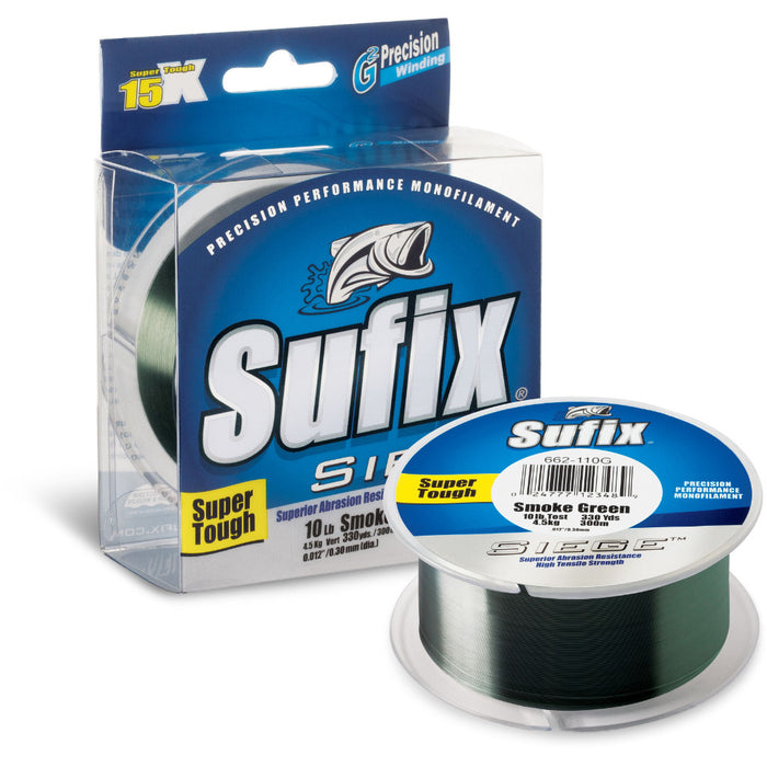Smoke Green Sufix Siege Monofilament Fishing Line