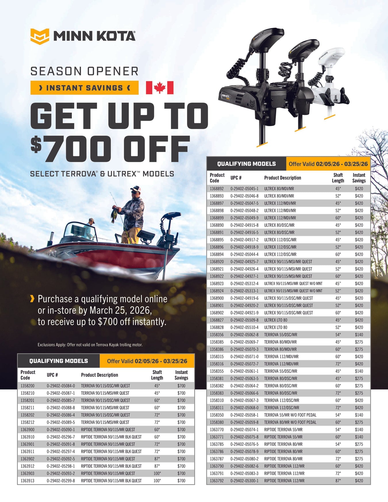 Minn Kota Sale