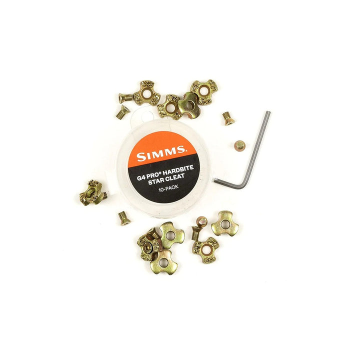 Simms G4 Pro Hardbite Star Cleat (10 Pack)