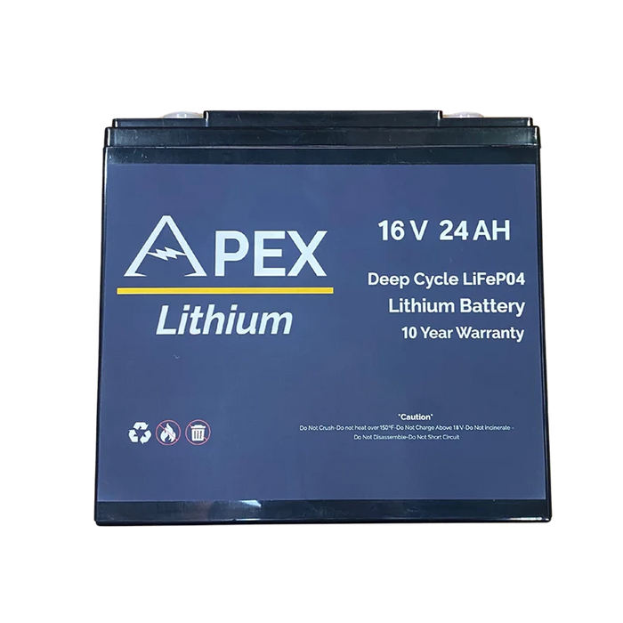 Apex Lithium 16V 24AH Lithium Battery
