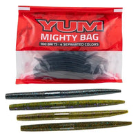 YUM Dinger Stick Bait Mighty Bag - 100 Pack