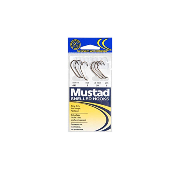 Mustad Snelled Beak Bait Hook Bronze  Natural Sports – Natural Sports -  The Fishing Store