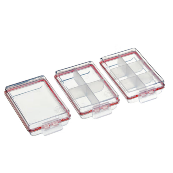 Plano Waterproof Clear Tackle Boxes 3pk