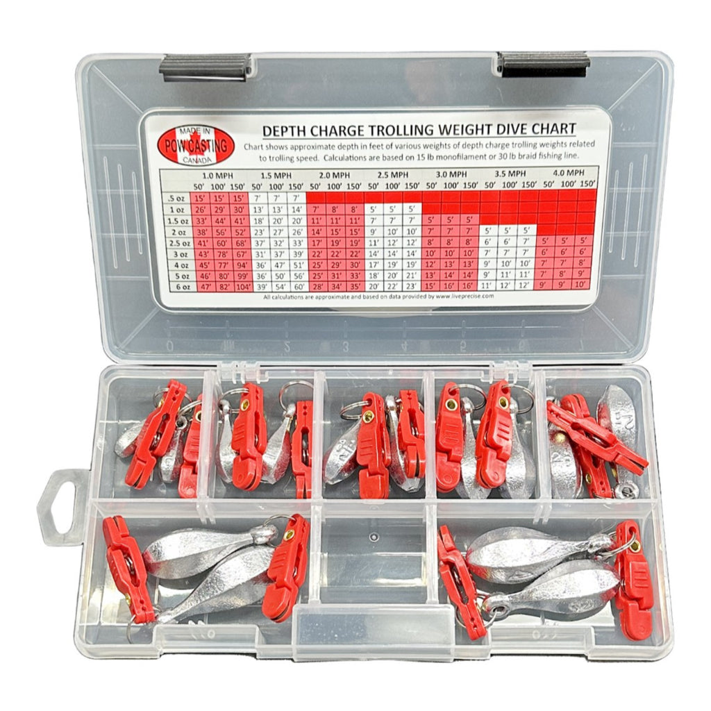 Snap Weight Depth Chart Pow Casting Depth Charge Snap Weight Natural