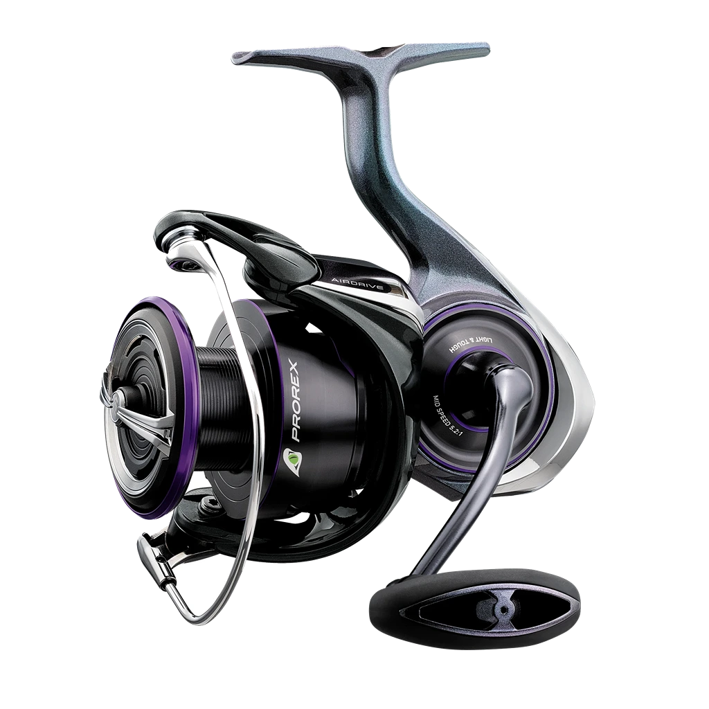 Moulinet Spinning Daiwa Prorex V LT 2022 4000 C XH - Léger 240g, Ratio 6.2, Frein Puissant, Idéal Pêche Au Lancer