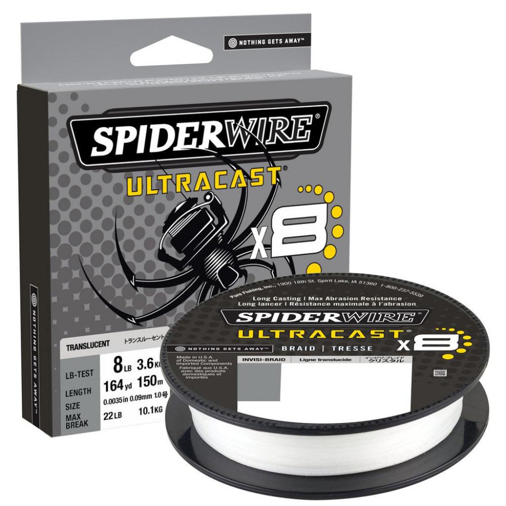 SpiderWire Ultracast Braid Vanish Fluorocarbon Dual Spool, 30lb  Aqua Camo Braid with 50lb Clear Fluoro Leader : Sports & Outdoors