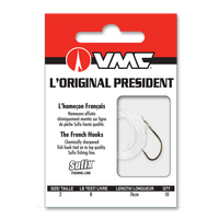 VMC Snelled French Hook