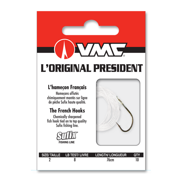 VMC Snelled French Hook