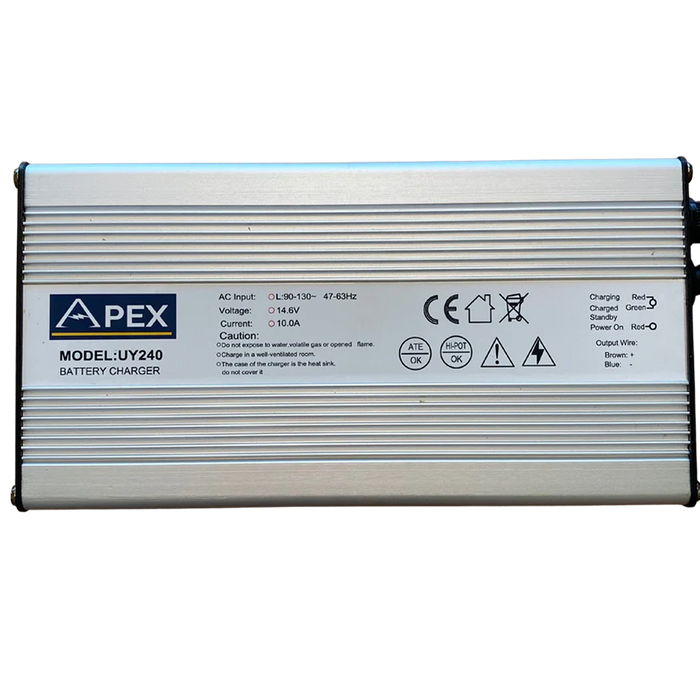Apex Lithium 12V 10A Lithium Battery Charger
